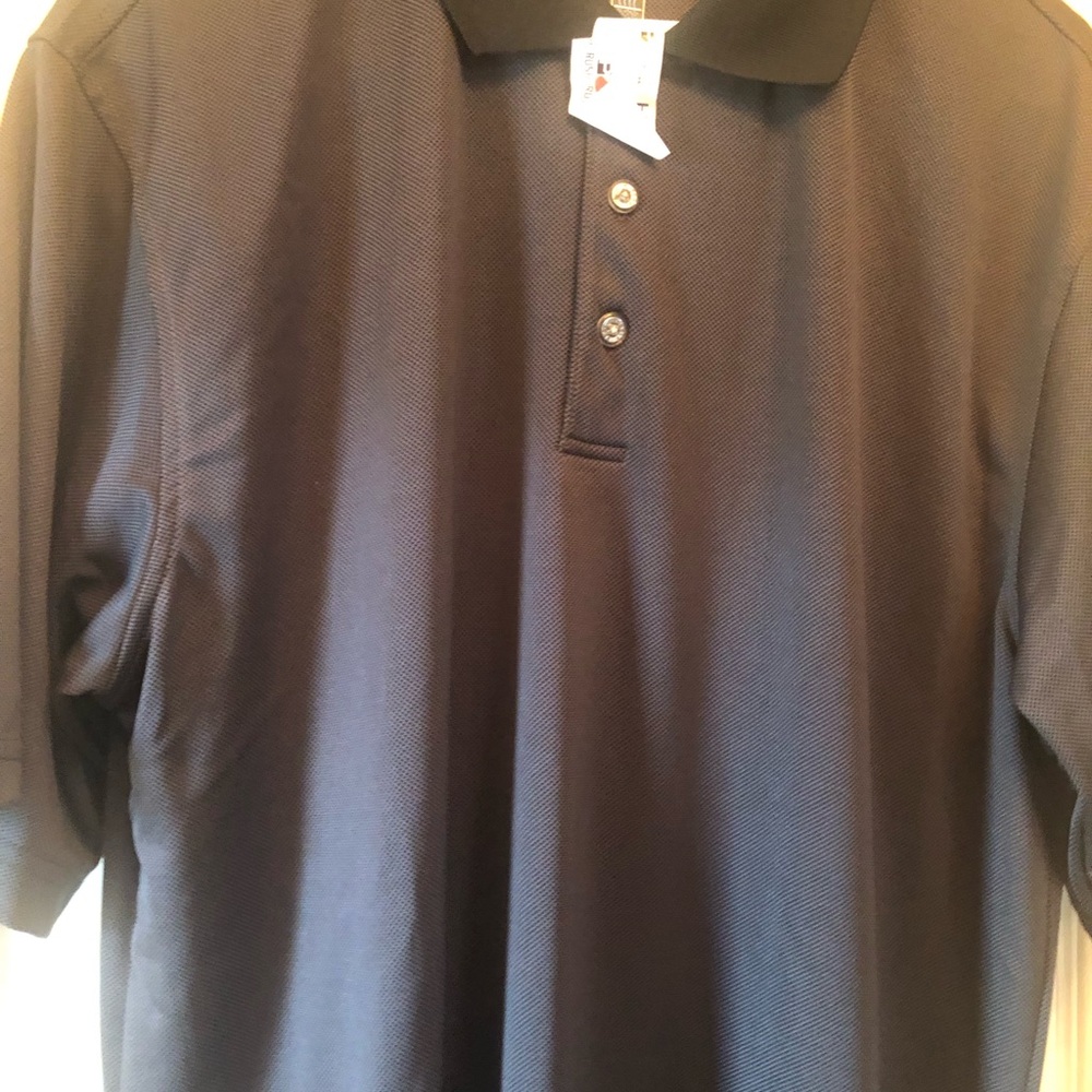 Pebble Beach Men's Black Performance Polo